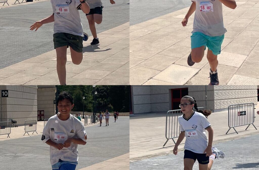 Els i les alumnes de 6è participen en un Biatló a l’Anella Olímpica de Barcelona