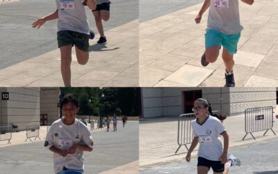 Els i les alumnes de 6è participen en un Biatló a l’Anella Olímpica de Barcelona